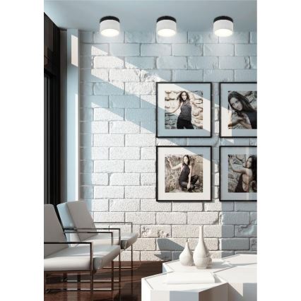 LED Reflektorska lampa TUBA LED/9W/230V bela/crno