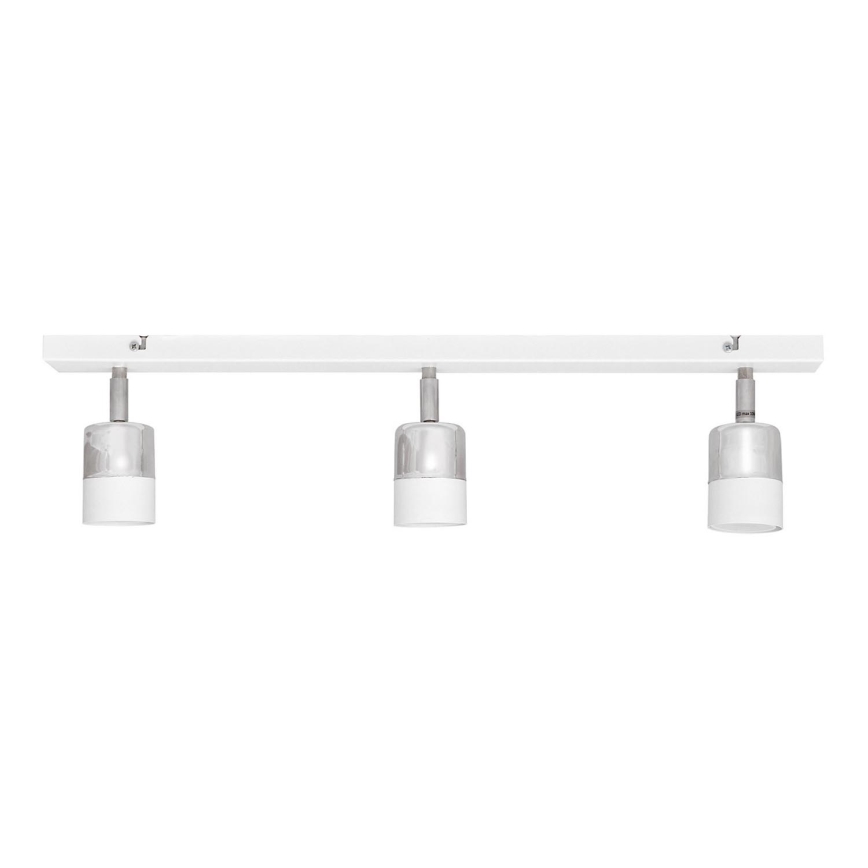 LED Reflektorska lampa TUBSSON 3xGU10/4,8W/230V bela/sjajni krom