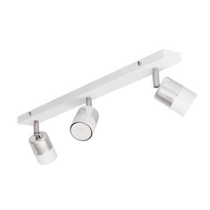 LED Reflektorska lampa TUBSSON 3xGU10/4,8W/230V bela/sjajni krom