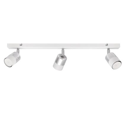 LED Reflektorska lampa TUBSSON 3xGU10/4,8W/230V bela/sjajni krom