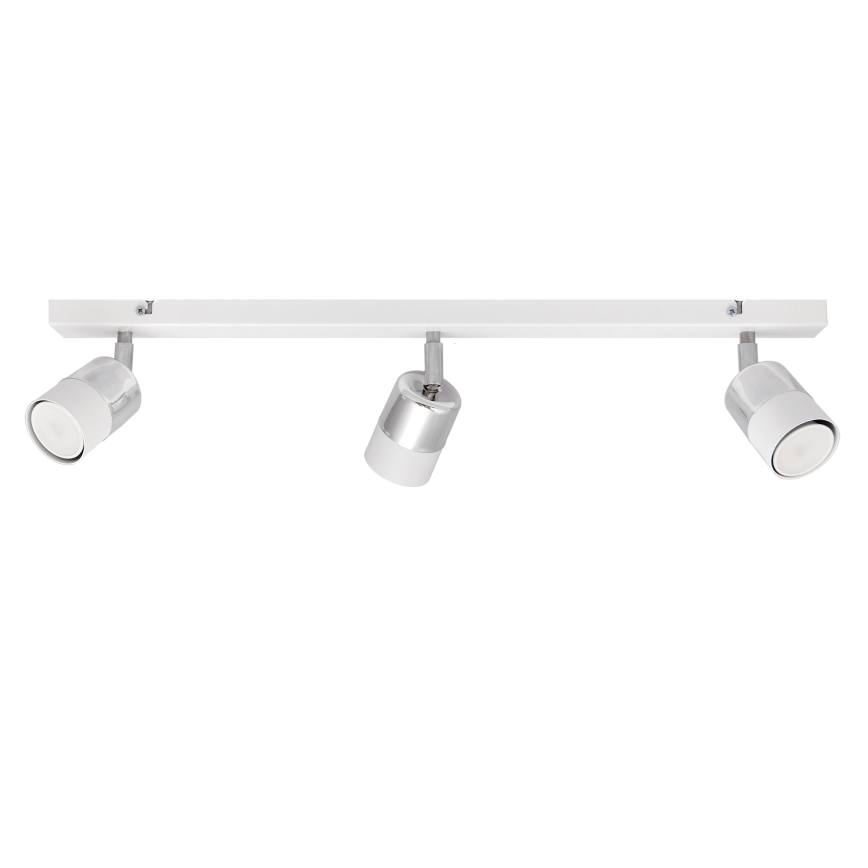 LED Reflektorska lampa TUBSSON 3xGU10/4,8W/230V bela/sjajni krom