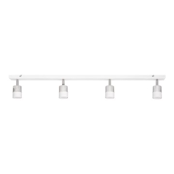 LED Reflektorska lampa TUBSSON 4xGU10/4,8W/230V bela/sjajni krom