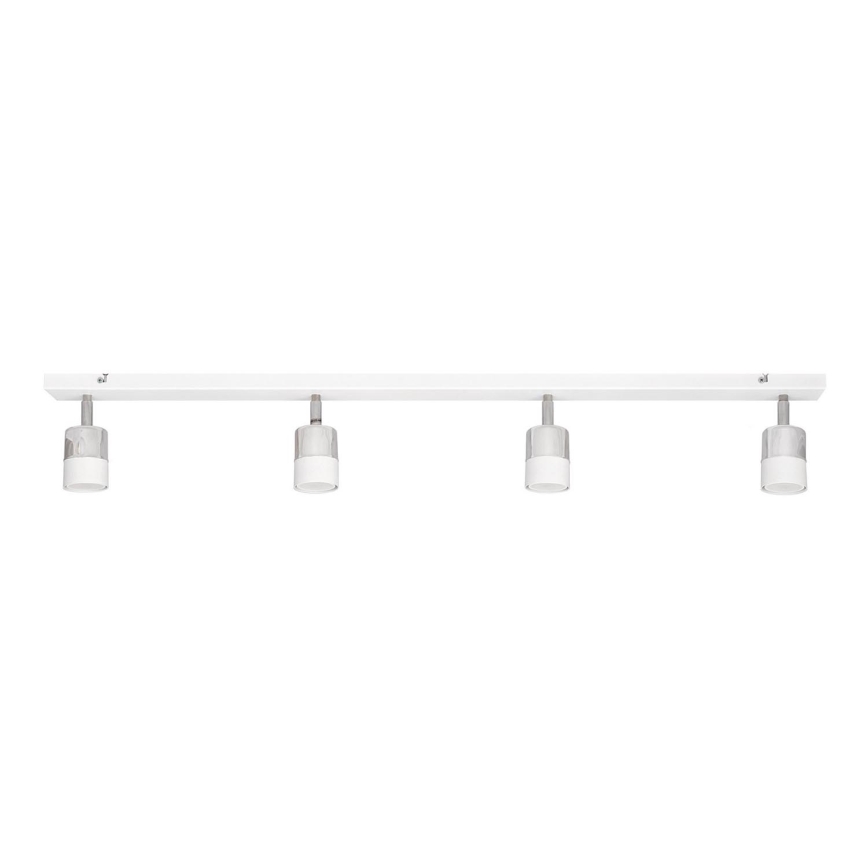 LED Reflektorska lampa TUBSSON 4xGU10/4,8W/230V bela/sjajni krom