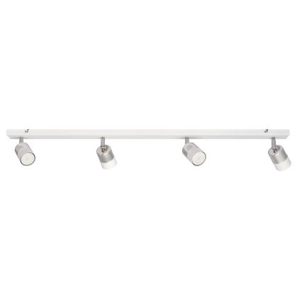 LED Reflektorska lampa TUBSSON 4xGU10/4,8W/230V bela/sjajni krom