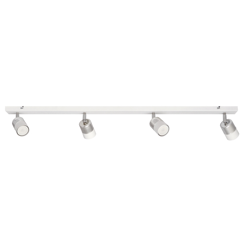 LED Reflektorska lampa TUBSSON 4xGU10/4,8W/230V bela/sjajni krom