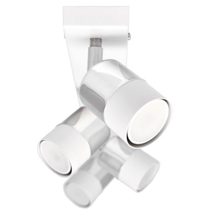 LED Reflektorska lampa TUBSSON 4xGU10/4,8W/230V bela/sjajni krom