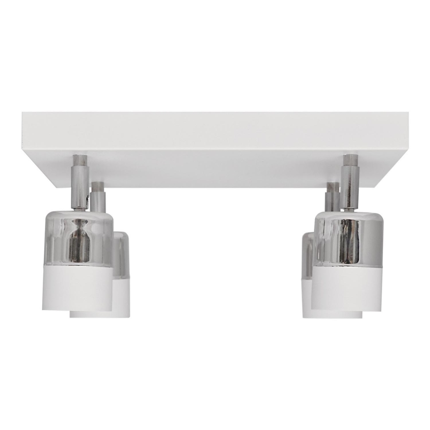 LED Reflektorska lampa TUBSSON 4xGU10/4,8W/230V bela/sjajni krom