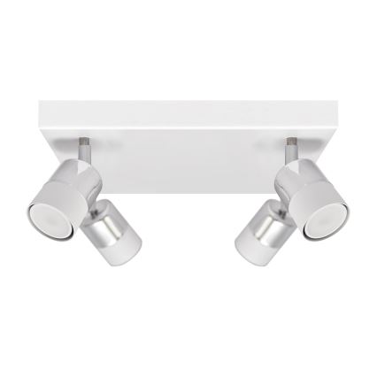 LED Reflektorska lampa TUBSSON 4xGU10/4,8W/230V bela/sjajni krom
