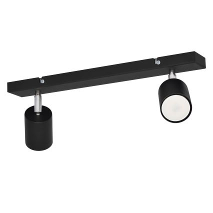 LED Reflektorska lampa TUNE 2xGU10/4,8W/230V crno