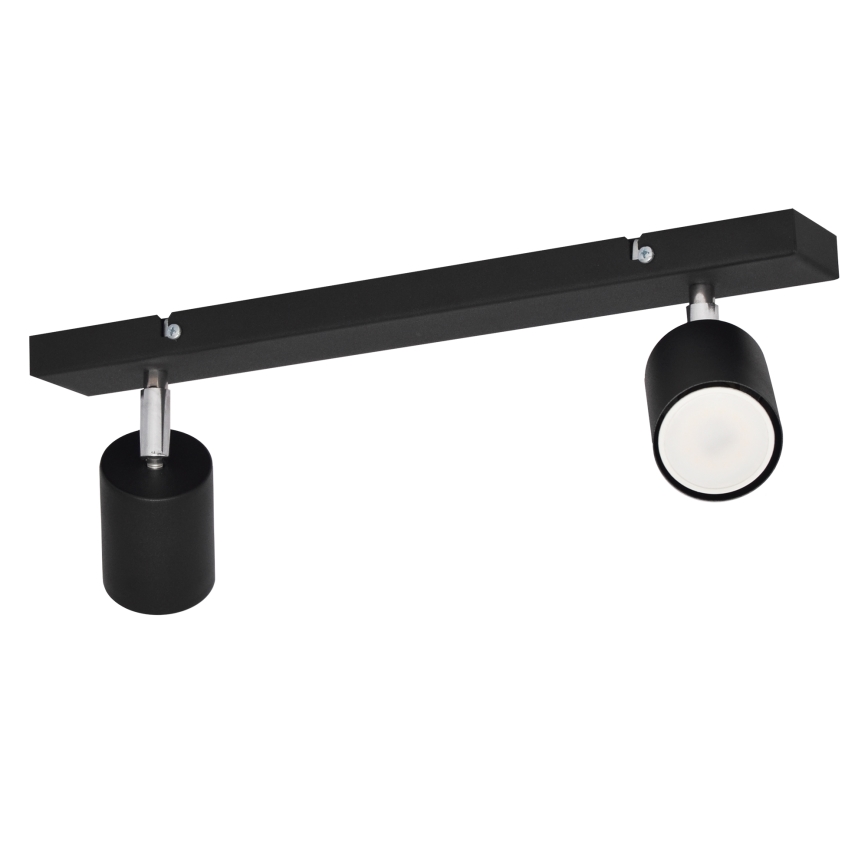 LED Reflektorska lampa TUNE 2xGU10/4,8W/230V crno