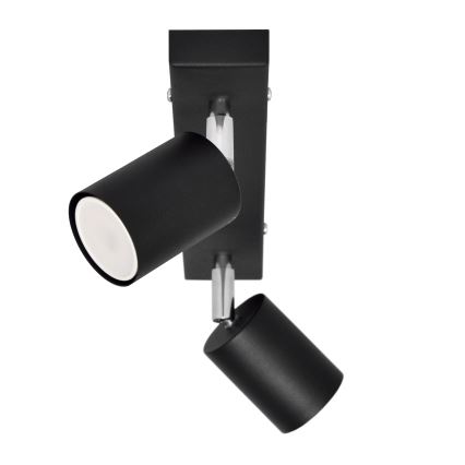 LED Reflektorska lampa TUNE 2xGU10/4,8W/230V crno