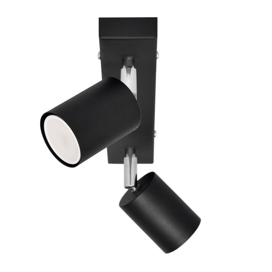 LED Reflektorska lampa TUNE 2xGU10/4,8W/230V crno
