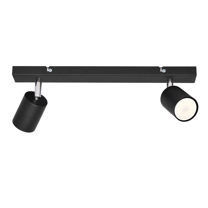 LED Reflektorska lampa TUNE 2xGU10/4,8W/230V crno