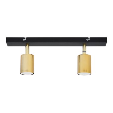 LED Reflektorska lampa TUNE 2xGU10/4,8W/230V zlatna/crno