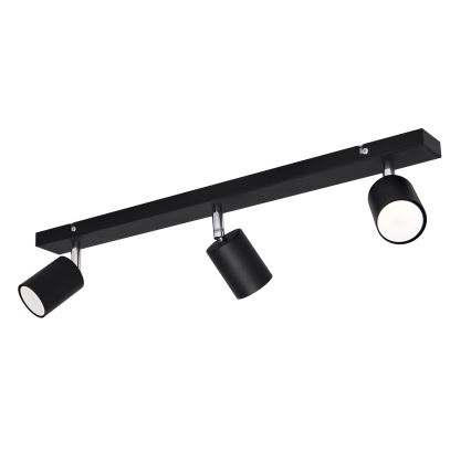 LED Reflektorska lampa TUNE 3xGU10/4,8W/230V crno