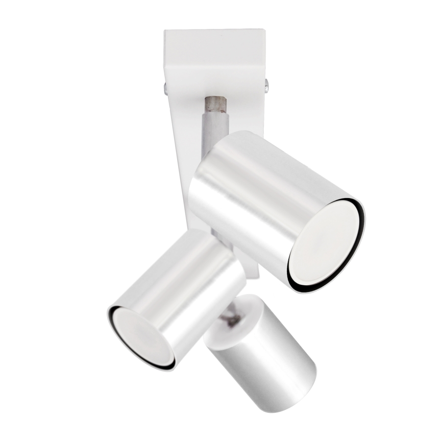 LED Reflektorska lampa TUNE 3xGU10/4,8W/230V mat krom/bela