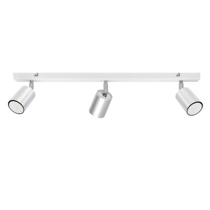 LED Reflektorska lampa TUNE 3xGU10/4,8W/230V mat krom/bela
