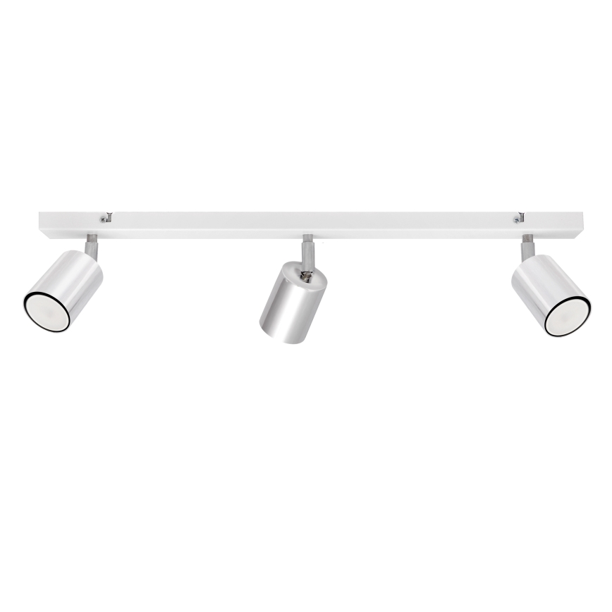 LED Reflektorska lampa TUNE 3xGU10/4,8W/230V mat krom/bela