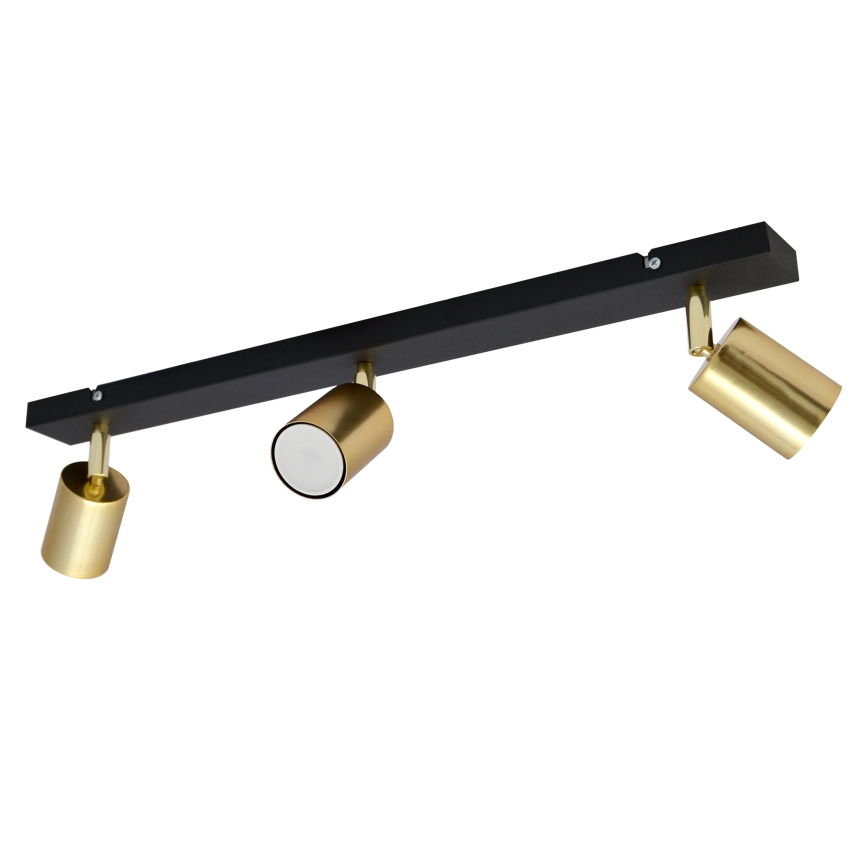 LED Reflektorska lampa TUNE 3xGU10/4,8W/230V zlatna/crno