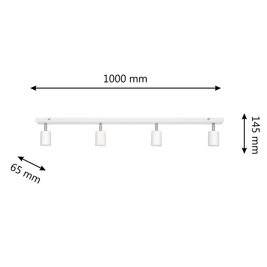 LED Reflektorska lampa TUNE 4xGU10/4,8W/230V bela