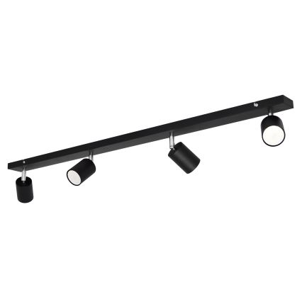 LED Reflektorska lampa TUNE 4xGU10/4,8W/230V crno