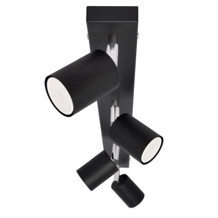 LED Reflektorska lampa TUNE 4xGU10/4,8W/230V crno