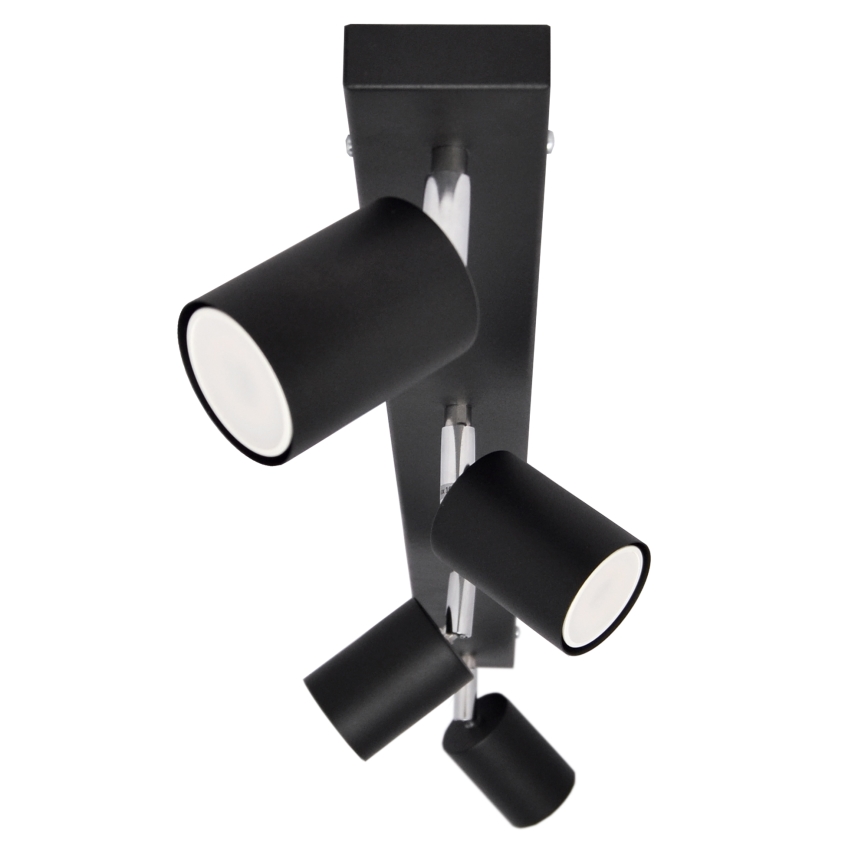LED Reflektorska lampa TUNE 4xGU10/4,8W/230V crno