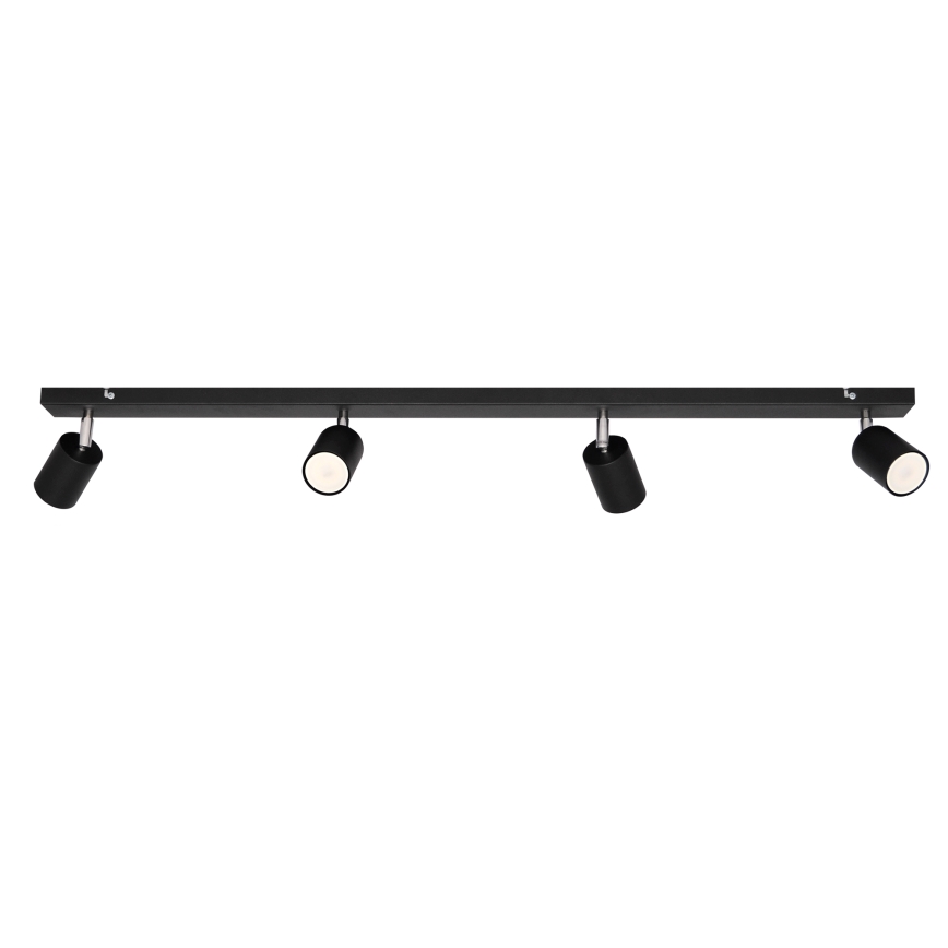 LED Reflektorska lampa TUNE 4xGU10/4,8W/230V crno