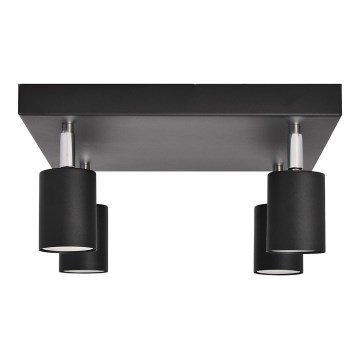 LED Reflektorska lampa TUNE 4xGU10/4,8W/230V crno