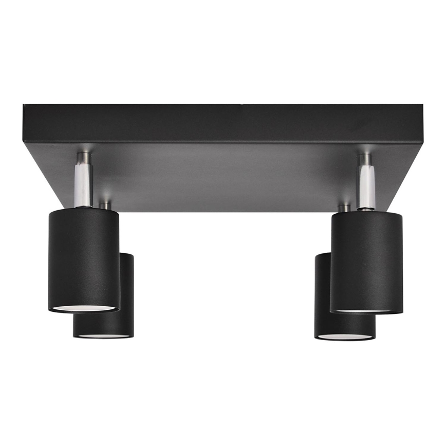 LED Reflektorska lampa TUNE 4xGU10/4,8W/230V crno