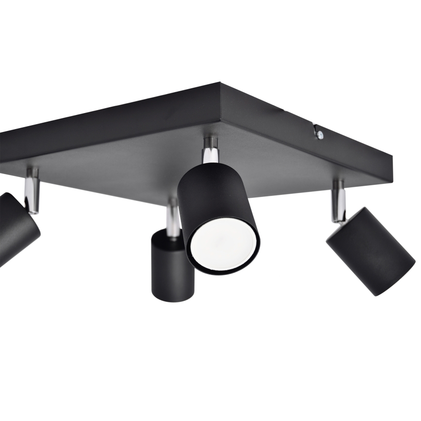 LED Reflektorska lampa TUNE 4xGU10/4,8W/230V crno