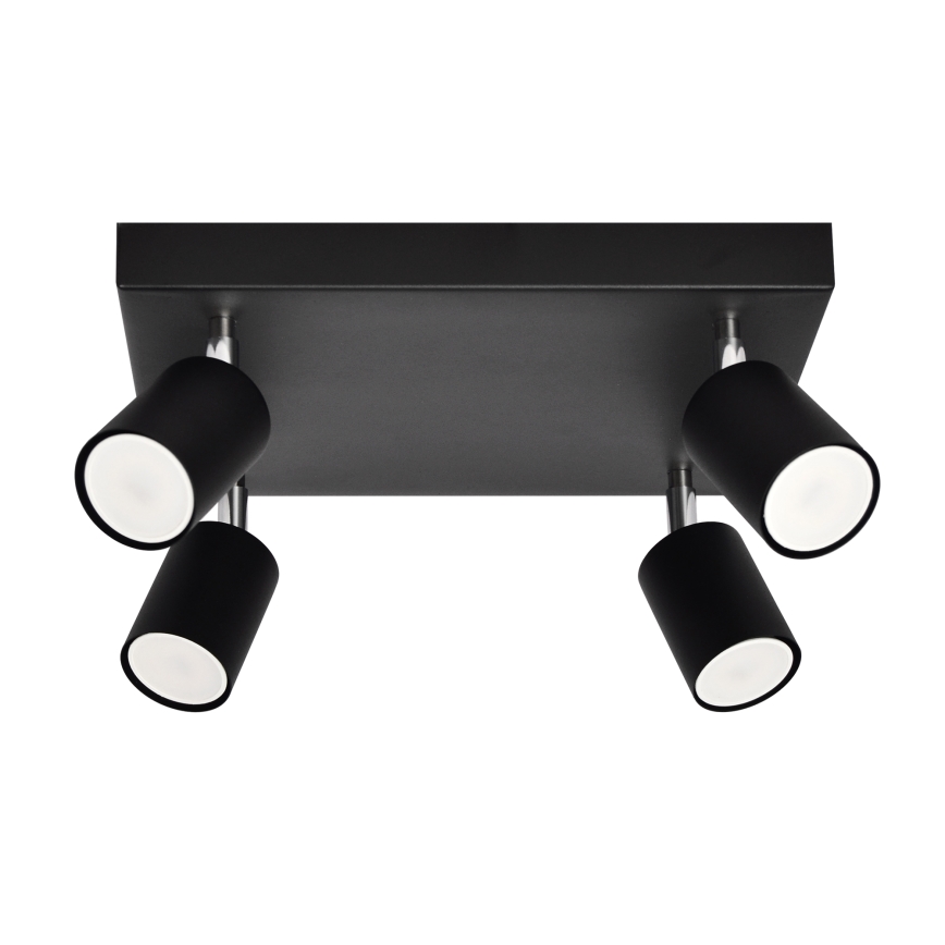 LED Reflektorska lampa TUNE 4xGU10/4,8W/230V crno