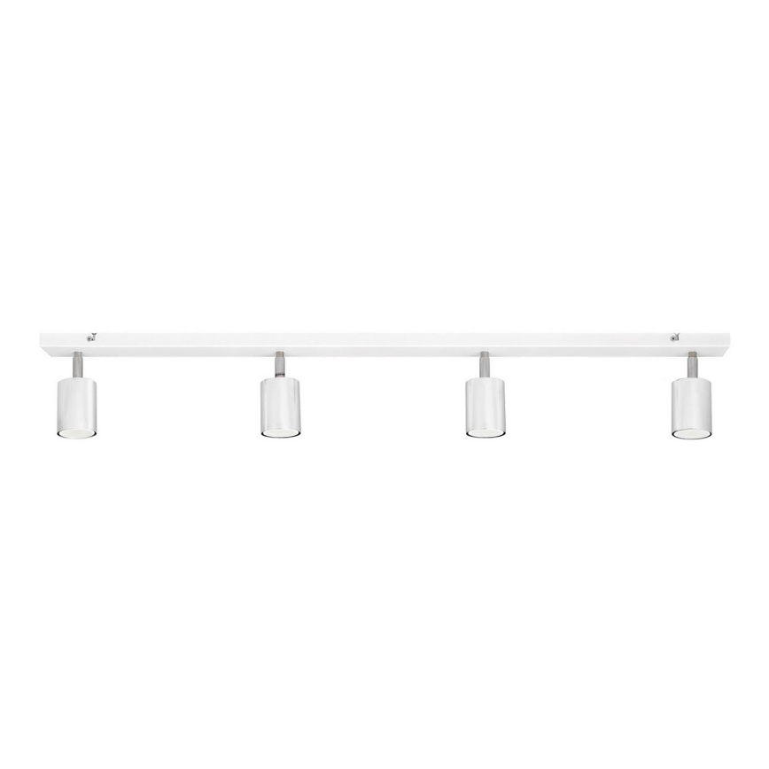 LED Reflektorska lampa TUNE 4xGU10/4,8W/230V mat krom/bela