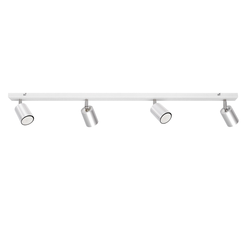 LED Reflektorska lampa TUNE 4xGU10/4,8W/230V mat krom/bela