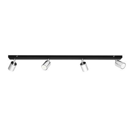 LED Reflektorska lampa TUNE 4xGU10/4,8W/230V mat krom/crno