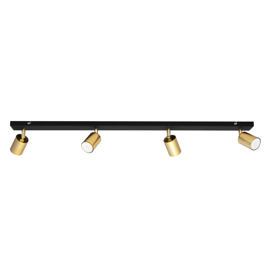 LED Reflektorska lampa TUNE 4xGU10/4,8W/230V zlatna/crno
