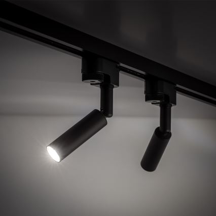 LED Reflektorska lampa za 1-fazni šinski sistem LAGOS 1xG9/3W/230V crno