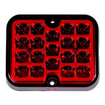 LED Reflektorska oznaka SINGLE LED/1,9W/12V IP67 crveno