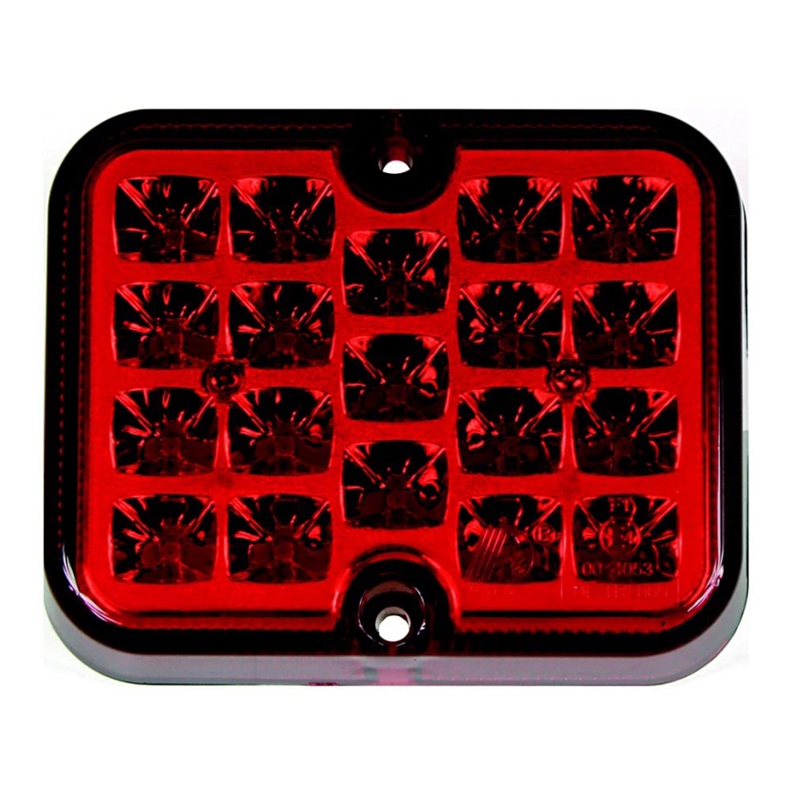 LED Reflektorska oznaka SINGLE LED/1,9W/12V IP67 crveno