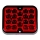 LED Reflektorska oznaka SINGLE LED/1,9W/12V IP67 crveno