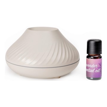 LED RGB Aroma difuzer sa imitacijom plamena LED/6,5W/5V 130ml bela
