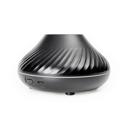 LED RGB Aroma difuzer sa imitacijom plamena LED/6,5W/5V 130ml crno