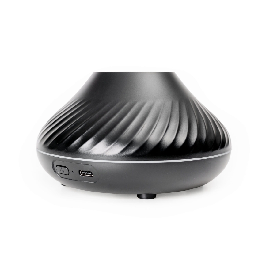 LED RGB Aroma difuzer sa imitacijom plamena LED/6,5W/5V 130ml crno