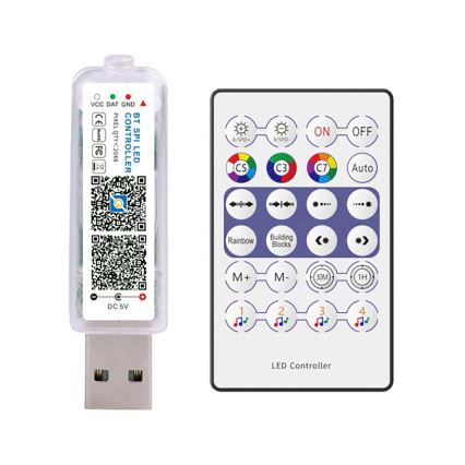 LED RGB Božićne lampice LED/10W/5V 10 m USB + Daljinski upravljač