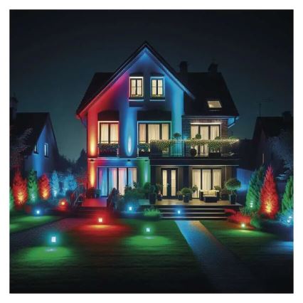 LED RGB+CCT Prigušivi reflektor GoSmart LED/50W/230V 3000-6500K IP65 Wi-Fi Tuya