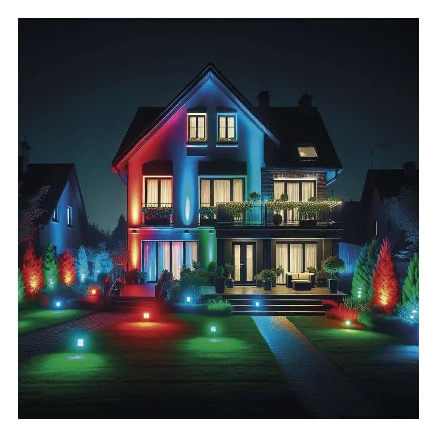 LED RGB+CCT Prigušivi reflektor GoSmart LED/50W/230V 3000-6500K IP65 Wi-Fi Tuya