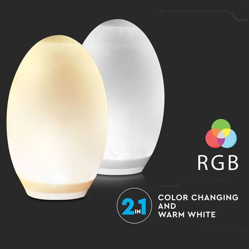 LED RGB Dekorativna solarna lampa 0,2W/1xAA IP44 500 mAh