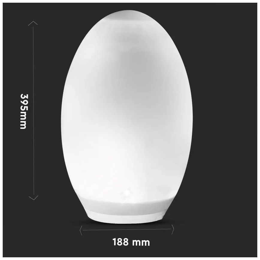 LED RGB Dekorativna solarna lampa 0,2W/1xAA IP44 500 mAh