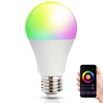 LED RGB Pametna prigušiva sijalica E27/9,5W/230V 2700-6500K Wi-Fi Tuya