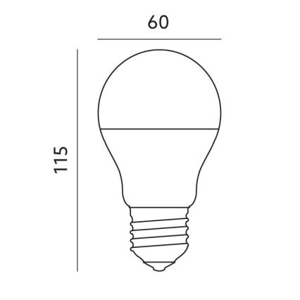 LED RGB Pametna prigušiva sijalica E27/9,5W/230V 2700-6500K Wi-Fi Tuya